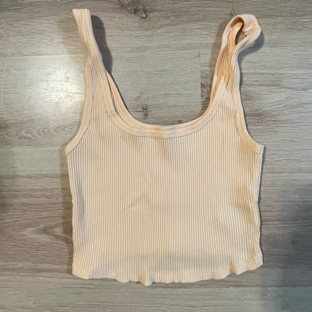 Old Navy cropped ribbed tank top